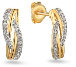 Heratis Forever Elegáns fülbevaló gyémántokkal, 14K IZBR502