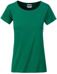 Daiber Tricou clasic de damă din bumbac organic 8007 - Verde irlandeză | 2XL (8007-1772784)