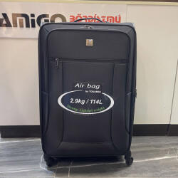 Touareg fekete textil négykerekű nagy bőrönd air6932