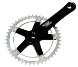 Sturmey Archer Fct66 Singlespeed/fixie/pálya 46t Négyszögtengelyes Hajtómű Fekete-ezüst, 46, 170 Mm