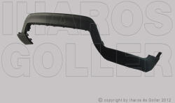 BMW X3 2010-2017 F25 - Első lökhárító alsó rész, fekete (-14.04)