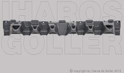 Renault Fluence 2009-2012 - Hátsó lökhárító energia elnyelő