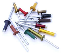  TopPop nyitott D-fejű popszegecs 3, 2x8 alu/acél RAL9007 (szürke-alu. ) (15977032000801259007)