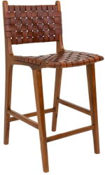 House Nordic Кафяв бар стол от тиково дърво 101 cm Perugia - House Nordic (1001510)