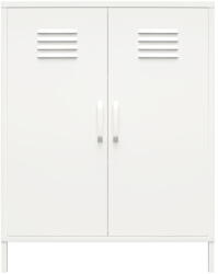 Støraa Бяло метално шкафче 40x102x80 cm Mission District - Støraa (3384013COMDK)