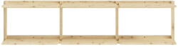 Karup Стенна библиотека от масивен бор в естествен цвят 192x47, 5 cm Groove - Karup Design (144310019204800)