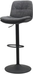 Unique Furniture Тъмносив бар стол с регулируема височина Colville - Unique Furniture (51240000)