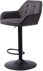 Unique Furniture Тъмносив бар стол с регулируема височина Nolan - Unique Furniture (50840001)