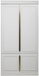 WOOOD Светлосив гардероб от масивен бор 110x215x44 cm Organize - WOOOD (800890-M)