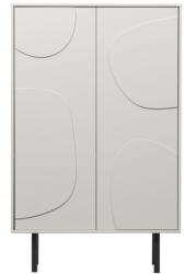 WOOOD Светлосив шкаф от борова дървесина 85x135 cm Cadiz - WOOOD (373990-M)