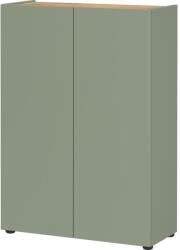 Germania Светлозелено шкафче от декор от дъб 74x105x33 cm Alviano - Germania (1590-629)