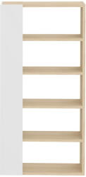 TemaHome Бяла етажерка за книги в дъб 90x188 cm Ella - TemaHome (9500.323539)