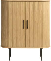 Unique Furniture Шкафче от декор от дъб с плъзгащи се врати естествено 100x118 cm Nola - Unique Furniture (46242784)