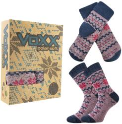 Fuski BOMA s. r. o Téli kötött zokni és ujjatlan kesztyű szett - Fáradt rózsaszín | 35-38 (117514)