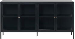 Unique Furniture Черна метална витрина 170x85 cm Carmel - Unique Furniture (42270600)