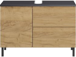 Germania Тъмно сив шкаф под умивалника в дъб 80x56 cm Salinas - Germania (8243-564)