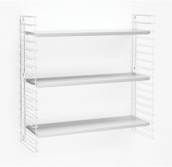 Metaltex Рафт на 3 нива с бели рафтове, ширина 70 cm Libro - Metaltex (377603 000)