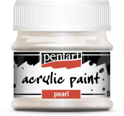 Pentart Akrilfesték Fényes 50 ml Gyöngyház Fehér (PC2832)