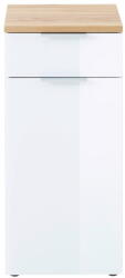 Germania Дъбов нисък шкаф за баня в бялестествен цвят 39x86 cm Pescara - Germania (2751-513)