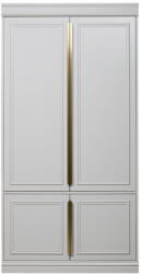 WOOOD Светлосив гардероб от масивен бор 110x215x62 cm Organize - WOOOD (800891-M)