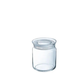 Luminarc 4 db kerek üvegedény készlet fedéllel 750ml (25644) - mixershop