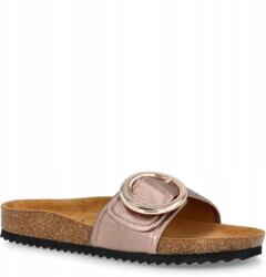 Caprice Parafa bőr flip-flop papucs Caprice 9-27401-44 Arany 40 (CAPRICE 9-27401-44 341 TAUPE METALLIC)