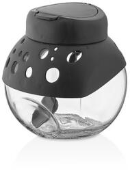 IRIS C-00269 Prisma billenthető üveg tároló kanállal 500ml, antracit, elfántcsont vagy piros színű (C-00269)