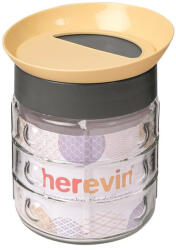 IRIS Sand üveg fűszertartó domború mintával 1.000ml, fekete-homok színű 148001-582 (148001-582)