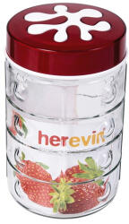 IRIS üveg fűszertartó négyzetes mintával 1.350ml, piros, lila vagy zöld színű 135902-000 (135902-000)