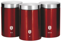  Berlinger Haus BH/1343 burgundy 3 részes tároló szett (BH/1343) - mixershop