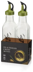 IRIS C-00253 Olaj és ecet kiöntő szett 2 darabos, 2*250ml, fekete vagy zöld színű (C-00253)