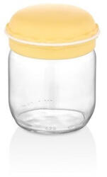  IRIS Macaron üveg fűszertartó 425ml, rózsaszín, menta, sárga vagy lila színű HN-1364 (HN-1364)