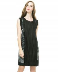 Desigual Fekete Ruha Réteges Elülső Rész (34) (113512)