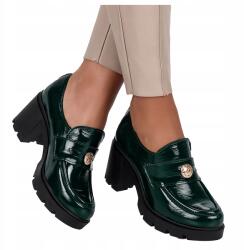 Casu Női Mokaszin Lakkozott Bőr Félcipő 40-es (20155/C)