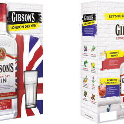 Gibson's Gin 0, 7l 37, 5%+pohár-DRS - vegyesbolt