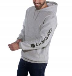 Carhartt WIP Mid Signature Sleeve Logo szürke pulóver (192776551067)