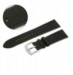 Pacific Bőr óraszíj 22mm fekete Quick Pin (W72-1-22)