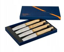 Opinel 4 db-os Facette Box Olive Wood késkészlet (002498)