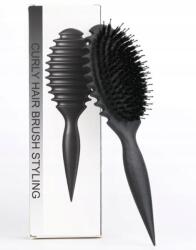 Lewer Vadszőr kefe a fürtök definiálásához és formázásához Fekete (5906700045097)