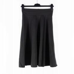  Női Szoknya Fekete MIDI, Bő Szabású, S