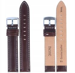 Pacific Óraszíj Pacific Barna Szál Fehér 18 MM Teleszkópok Ingyen (46L1805)