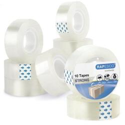 Rapesco Ragasztószalag, 19 mm x 33 m, RAPESCO, 10 db, áttetsző (1807) - fodicoaruhaz