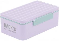 BackUP csatos uzsonnás doboz - lila és menta (SB6C39)