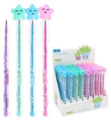 Junior Csillagos kupakos tolóbetétes ceruza - többféle (AD-330245)