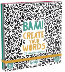 Londji AB25 Bam! bélyegzők Londji betűkkel gyerekeknek (AC007)