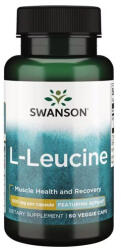 Swanson AjiPure L-Leucine, Pharmaceutical Grade 500mg. / 60 Vcaps