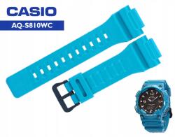 Casio Eredeti Casio szíj AQ-S810WC-3AV türkiz gumi teleszkóp Ajándék 18mm (10452157)