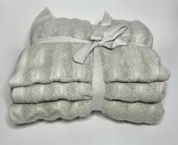  3 db-os törölköző szett 1*70x140CM 2*50x100CM Szürke (3014995)