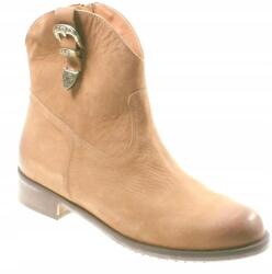 Fabio Fabrizi 397 Nubuk Vörös Bokacsizma 39-ES Méret (397)