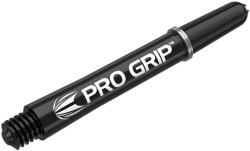 Target Darts Dart szár rövid+ Target Pro Grip, fekete 38mm - 9 darabos csomag